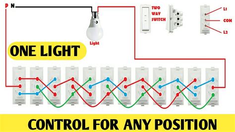 Staircase Wiring Staircase Wiring Connection With 2 Way Switch One