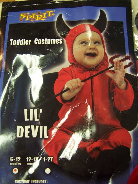 New In Bag Spirit Lil Devil One Piece Red Halloween Costume 6 12 Mo