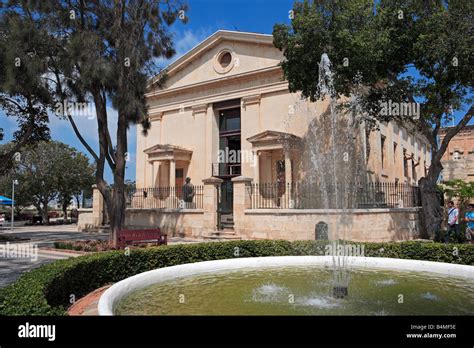 Upper Barrakka Gardens Valletta Malta Stock Photo Alamy