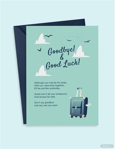 Farewell Card Template Free Printable Word Pdf Psd Vrogue Co