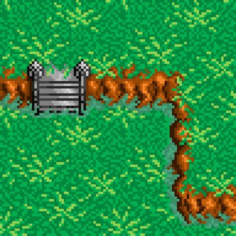 Stone Stairs In A Grass Overworld