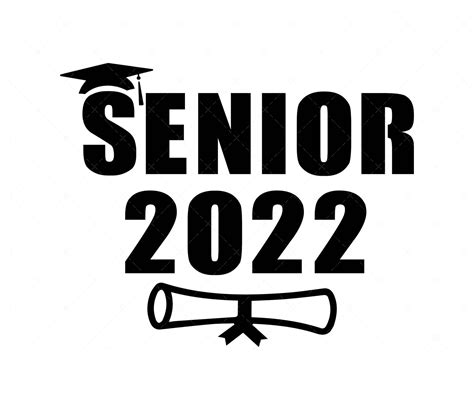 Senior 2022 Svg Pdf Graduation Svg Class Of 2022