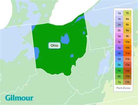 Ohio Planting Zones Growing Zone Map Gilmour