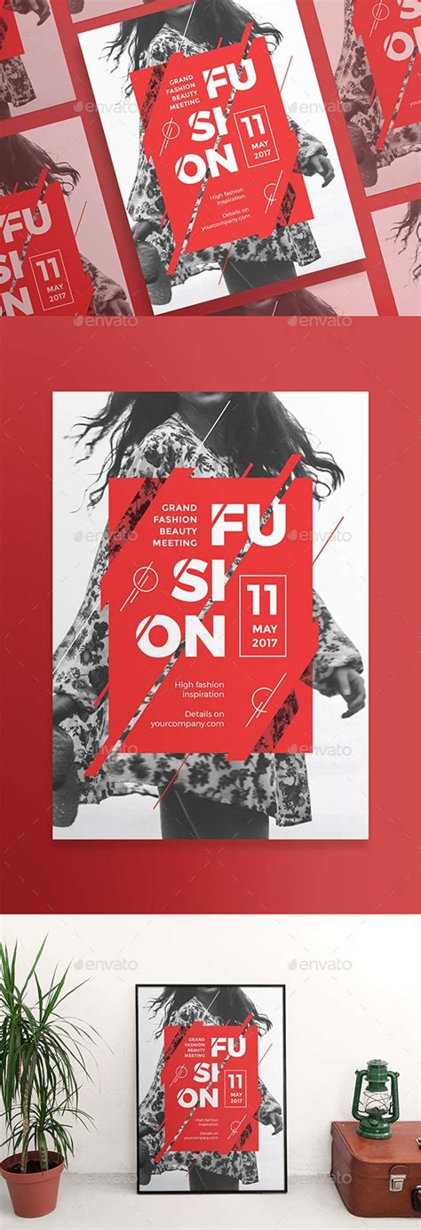 Fusion Creative Posters Poster Template Design Creative Posters