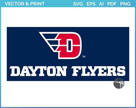 Dayton Flyers Alternate Logo 2014 College Sports Vector Svg Logo