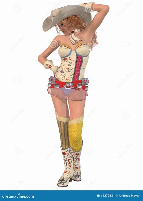 Cowgirl Stock Illustration Illustration Of Criminal 12279331