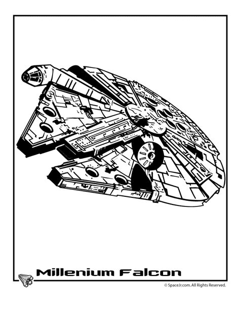 Coloring star wars google search new coloring. Star Wars Ships Coloring Pages star-wars-millenium-falcon - Cartoon Jr. | Babies! | Pinterest