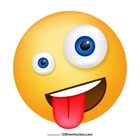 Zany Face Emoji Emoji Smiley Emoticon