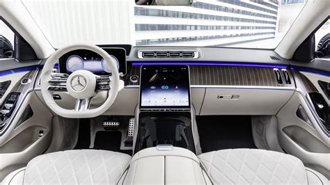 Mercedes Benz S 580 E Lang Amg Line 2021 5k Interior Wallpaper Hd Car