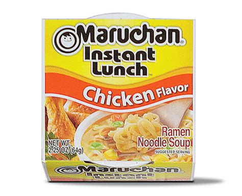 Instant Lunch Chicken Flavor Ramen Noodle Soup Maruchan Aldi Us