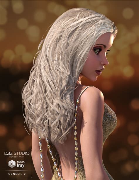 Kimberly Hair For Genesis 2 Female S And Genesis 3 Female S Daz 3D