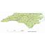 North Carolina State Vector Road MapA Map Of NC Includes Interstates 
