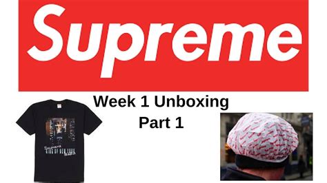 Supreme Ss19 Week 1 Unboxing Part 1 Youtube