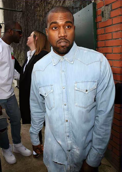 Kanye West Attends The Celine Paris Fashion Show Photos