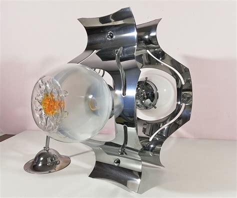 Av Mazzega Lampadario Space Age Lamp With Murano Glass Catawiki