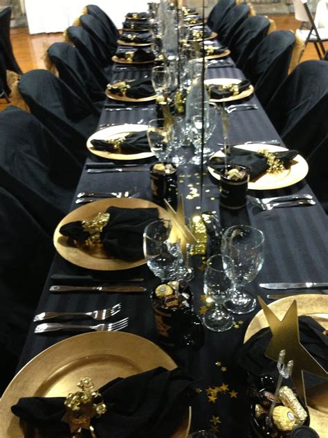 Our 60th birthday party supplies. Black and gold. very elegant | Gold birthday party