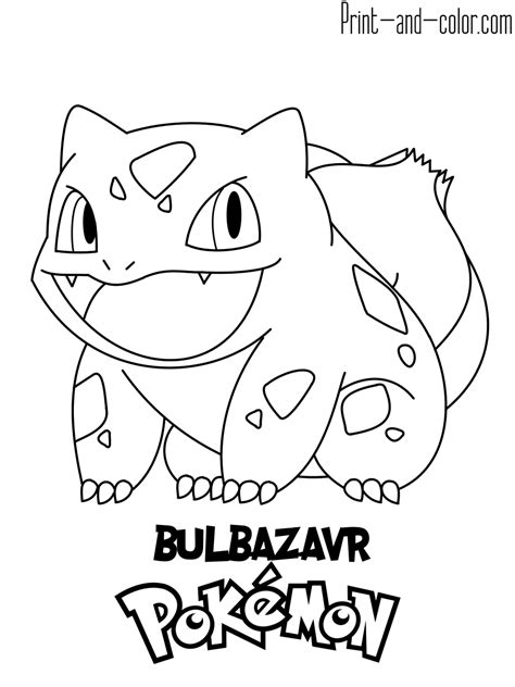 Pokemon Coloring Pages Print And Coloring Home