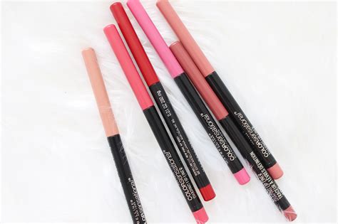 Maybelline Color Sensational Shaping Lip Liners Review Swatches