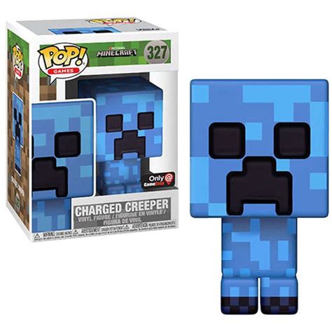 Funko Pop Minecraft Charged Creeper Gamestop Exclusive Toy Drops