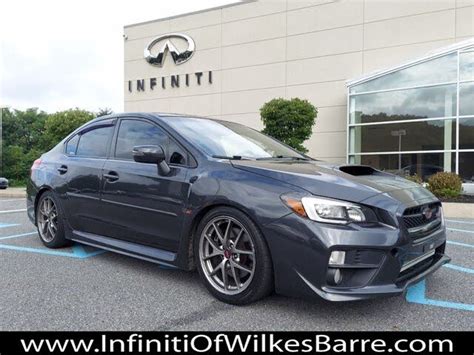 Used 2017 Subaru Wrx Sti Limited With Low Profile Spoiler Awd For Sale