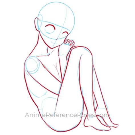 Anime Sitting Poses For Drawing Reference And Inspiration Drawing