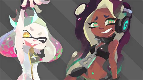 Artwork Of Splatoon 2s Marina And Pearl Is Flooding The Internet Vooks