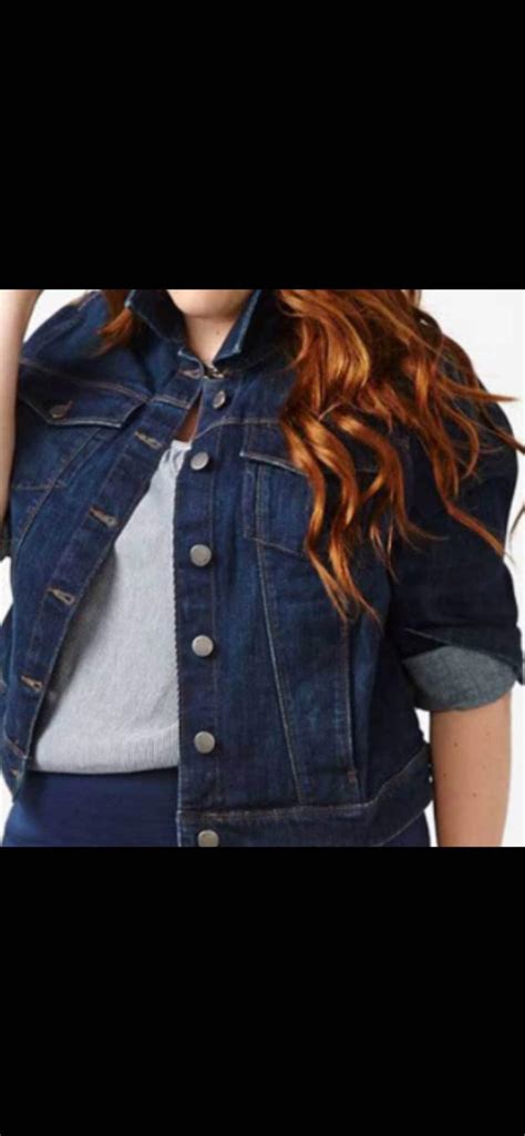New Penningtons Dc Jeans Darker Wash Plus Size Denim Jacket Coats