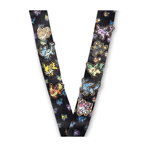 Eevee Pixel Collection Lanyard And Mini Pokémon Pins 9 Pack Pokémon Center Official Site