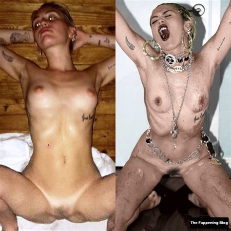 Miley Cyrus Nude Collage Photo TheFappening