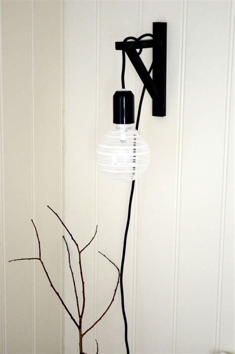 Diy Pendant Light Fixture Ikea Shelf Bracket Open Bulb