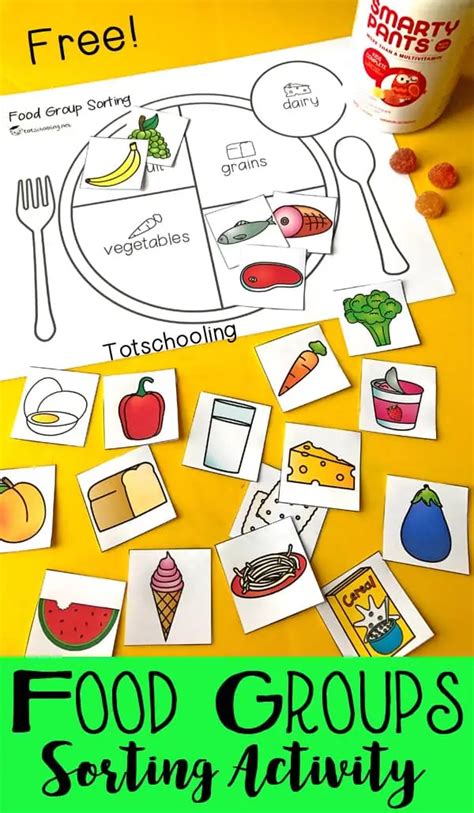 Free Food Pyramid Resources Printables Crafts Activities