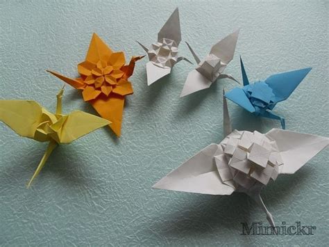 Tsuru Rose Crane Origami