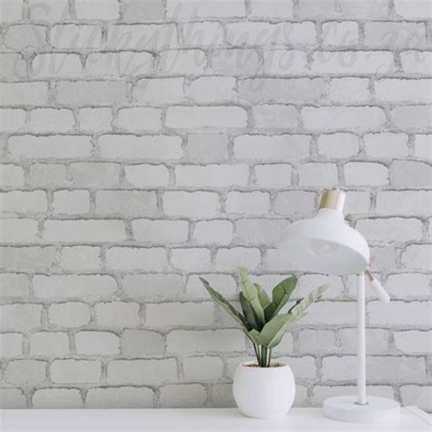 Textured White Brick Wallpaper Anaglypta 3d White Bricks Wallpaper