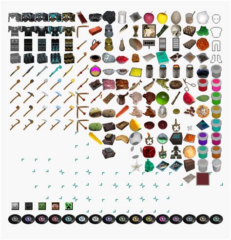Minecraft Items Png Download Png Minecraft Texture Pack Items