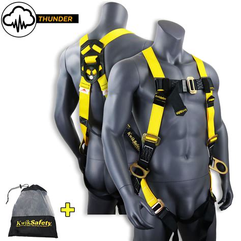 Kwiksafety Thunder Safety Harness Ansi Fall Protection Ppe Construction