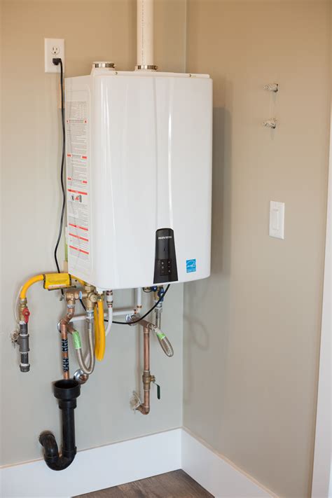 A Natural Gas 94 Efficiency Tankless Hot Water Heater Provides Endless