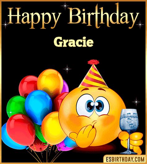 Happy Birthday Gracie  🎂 Images Animated Wishes 28 S