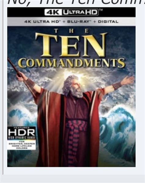 Coming Soon The Ten Commandments 4k Rdvdcollection