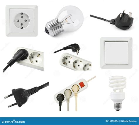 Set Of Electric Equipment Stock Photo Image Of Connected 16953854