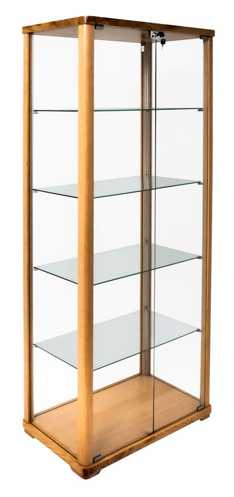Laminated Mdf Double Door Glass Display Cabinet Azucabin Display Cabinets