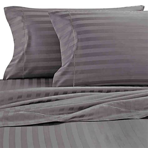 Wamsutta® Damask Stripe 500 Thread Count Pimacott® Sheet Set Bed Bath