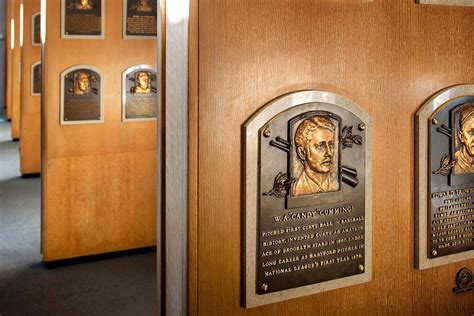 Virtual Field Trip Plaques Of The Gallery Baseball Hall Of Fame