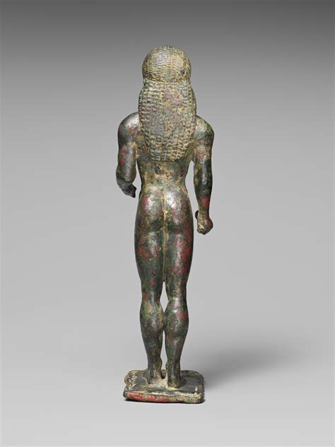 Bronze Statuette Of A Nude Youth Greek Archaic The Metropolitan