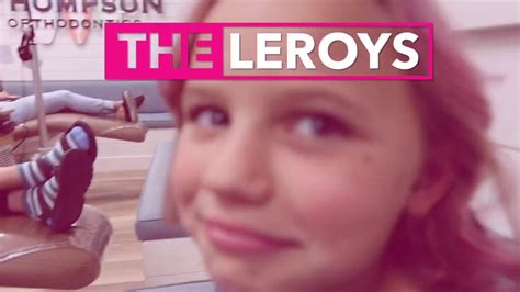 Perri Gets Braces On Top And Bottom Teeth The Leroys Youtube