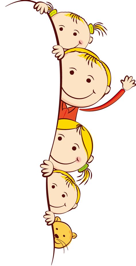 Download Cute Frame Kids Cartoon Child Free Clipart HD HQ PNG Image