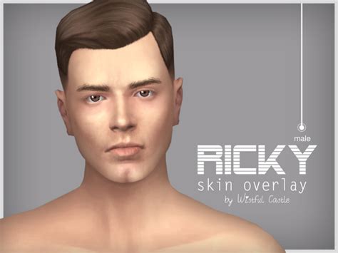 Ricky Male Skin Overlay By Wistfulcastle At Tsr Sims 4 Updates