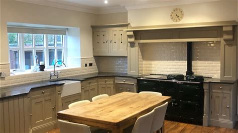 Farrow And Ball London Stone Modern Eggshell Kitchen Hand Painted Wow