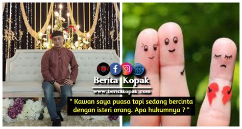 Suaminya seorang pelaut (anak buah kapal) dan isterinya ibu rumah tangga. Kawan saya puasa tapi sedang bercinta dengan isteri orang ...