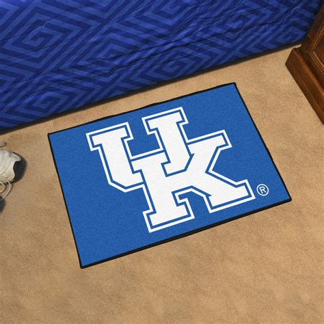 19 X 30 University Of Kentucky Blue Rectangle Starter Mat Floor Rug
