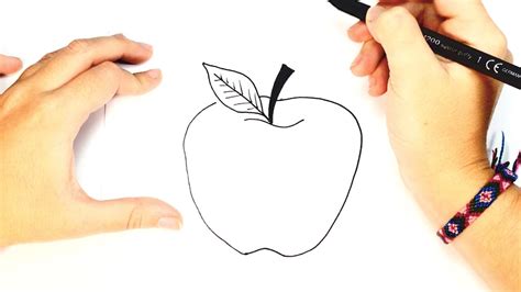 Como Dibujar Una Manzana Dibujo Fácil De Una Manzana Paso A Paso